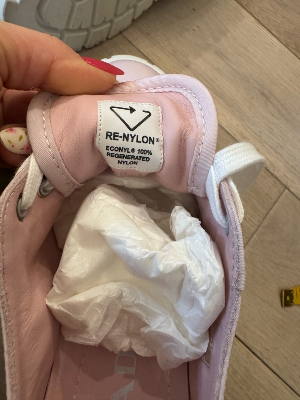 Prada Light Pink Chunky-Soled Sneakers - Picture 7 of 12
